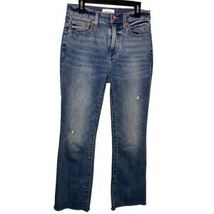 Pistola Lennon High Rise Cropped Boot Jeans Size 25 Denim Blue Stretch